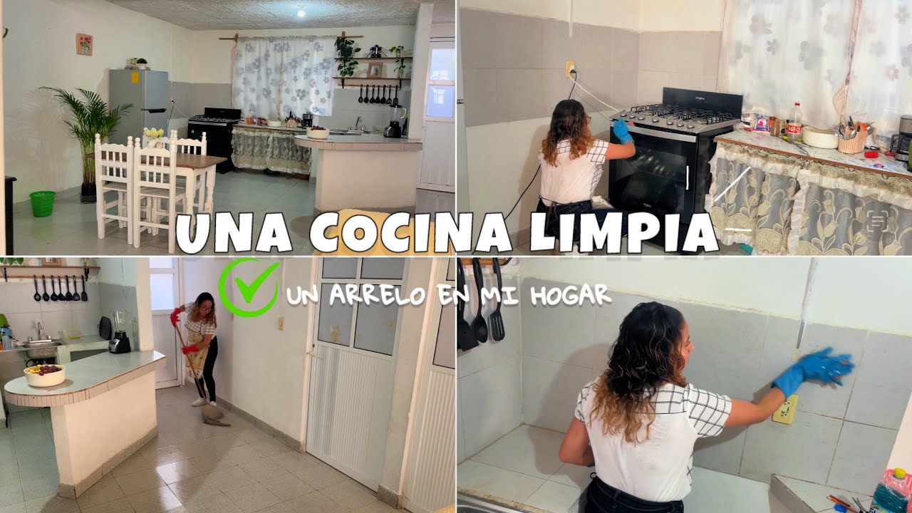 LIMPIEZA de mi COCINA motivadora ✅ ya tengo regadera 🚿 ☺️