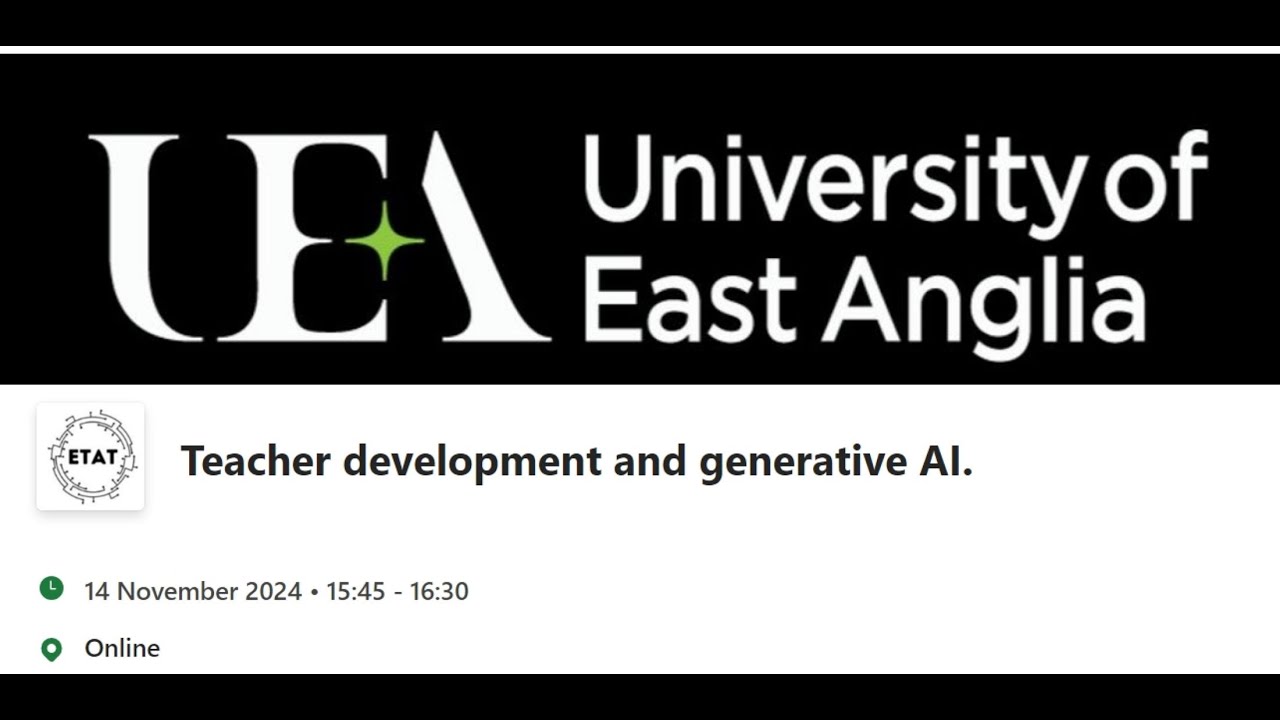 Teacher development and generative AI