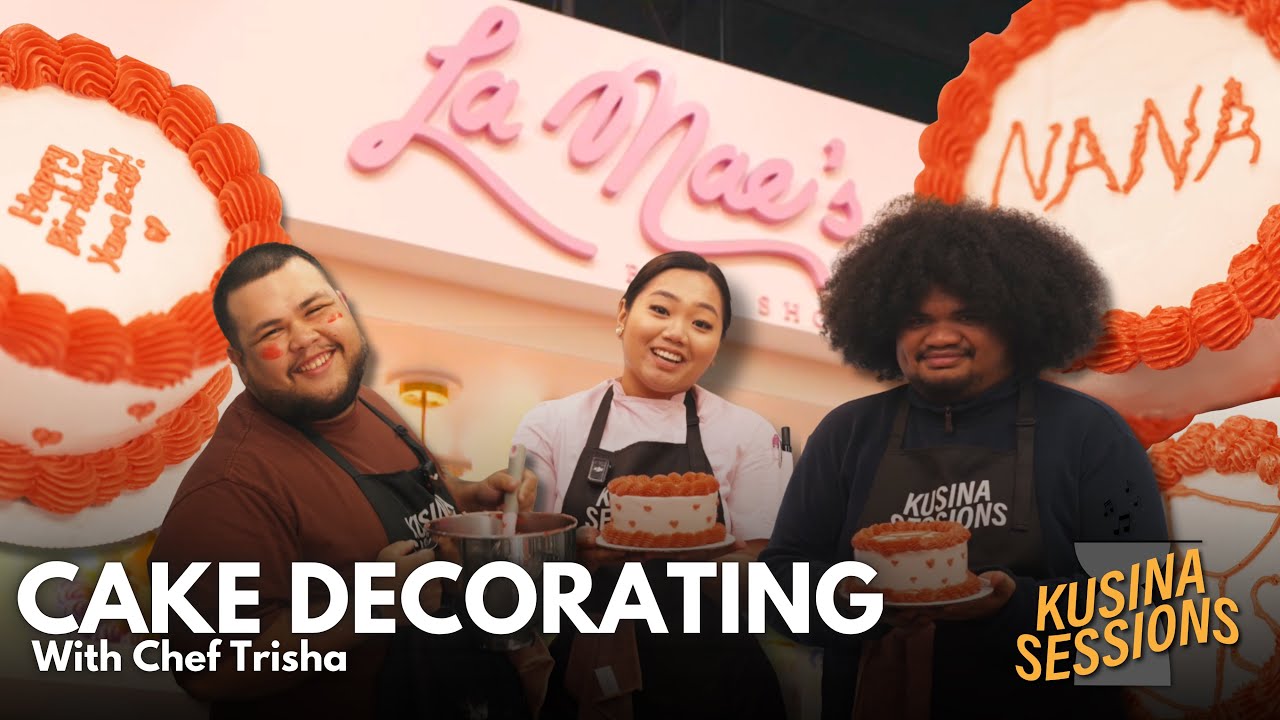 CAKE DECORATING AT LA MAE'S BAKE SHOP! - KUSINA SESSIONS