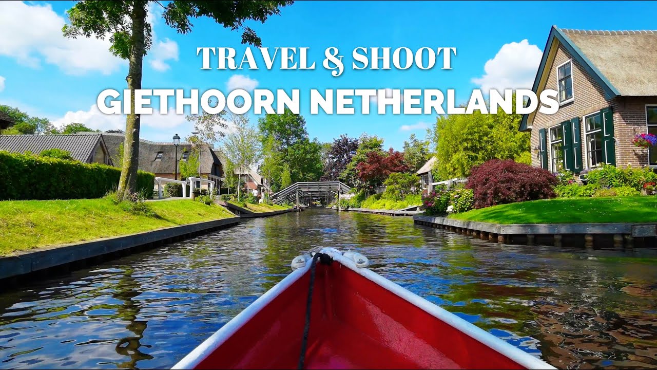 Giethoorn Netherlands 4K Footage with Amazing Relaxing Water & Birds Sounds!