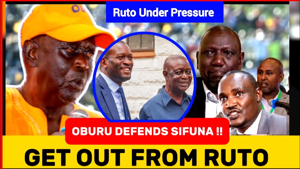 RUTO UNDER PRESSURE AS OBURU OGINGA & GLADYS WANGA SET TO WALK OUT FROM HIM AS MBADI CRIES MORE!