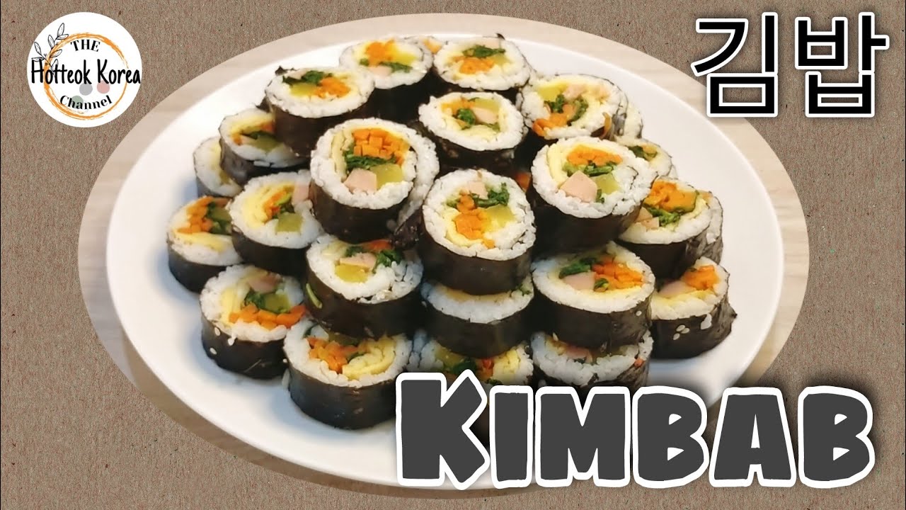 KIMBAB, Resep Mudah membuat Nasi Gulung Korea - Oppa Korea Memasak Kimbab di Indonesia