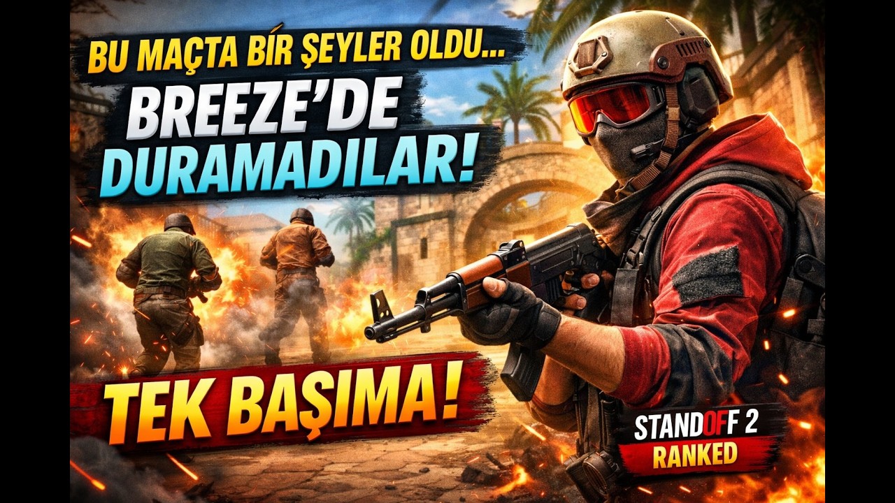 Bu Maçta Bir Şeyler Oldu… Breeze’de Duramadılar | Standoff 2 Ranked