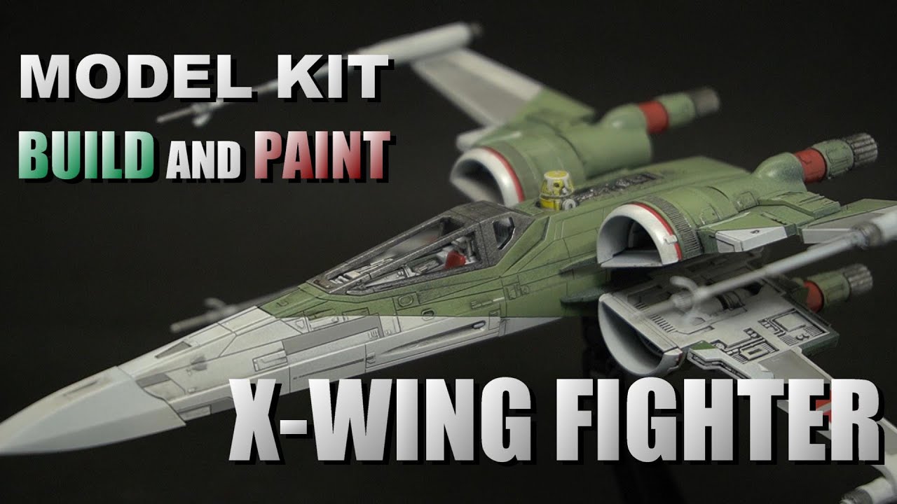 【BUILD and PAINT】X-WING FIGHTER -THE RISE OF SKYWALKER- 【MODEL KIT】