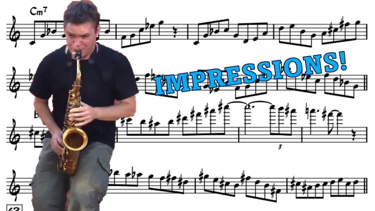 Baptiste Herbin on Impressions - Eb Transcription