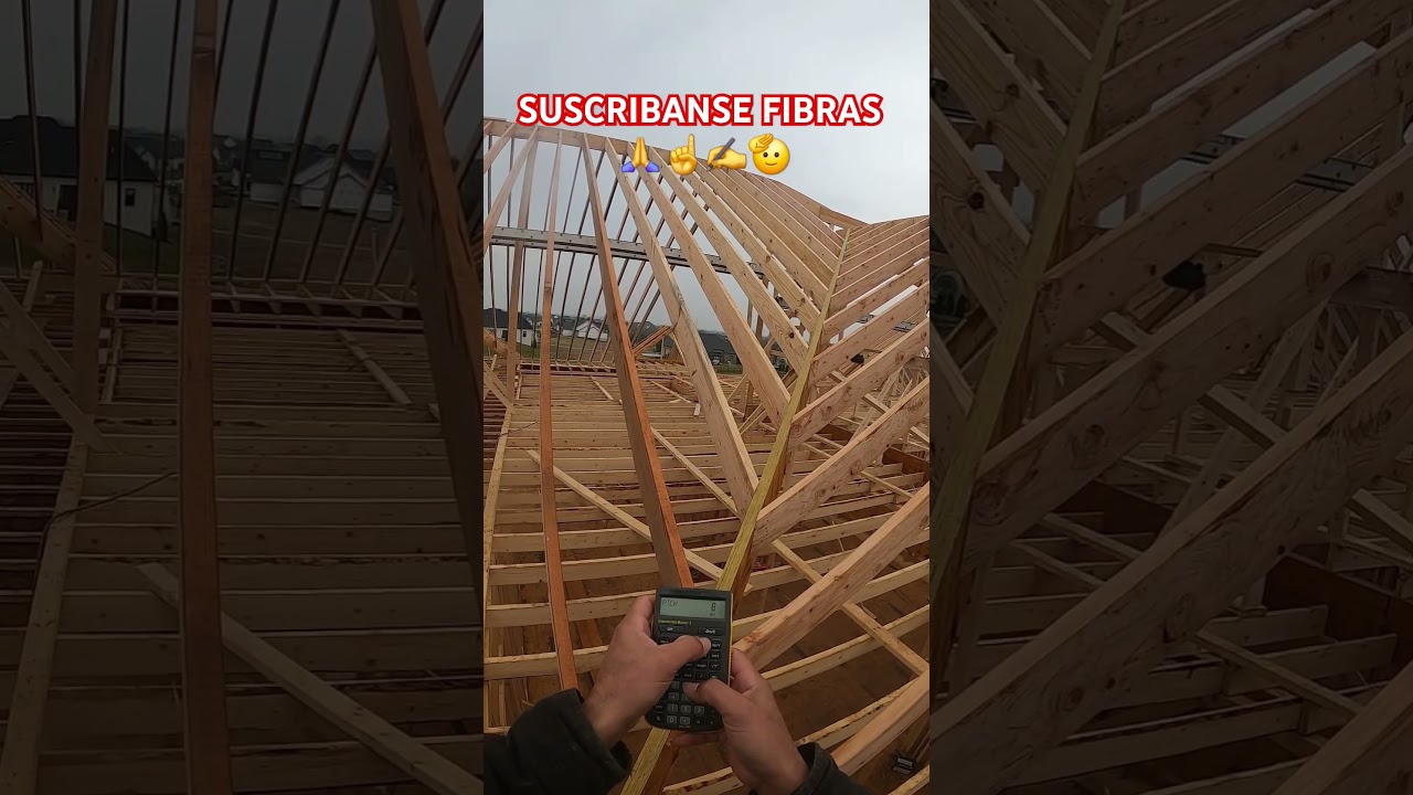 APRENDE A SACAR JACKS RAFTER EN LA CALCULADORA #chaparroelfibras #construction #tips #framing