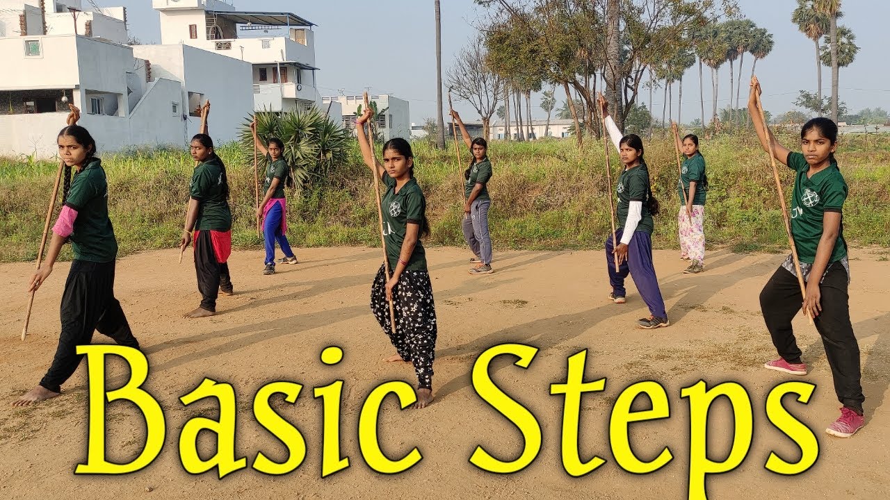 Silambam Easy Basic Steps | 7 Lessons | Easy Tutorial | Vajram Silambam