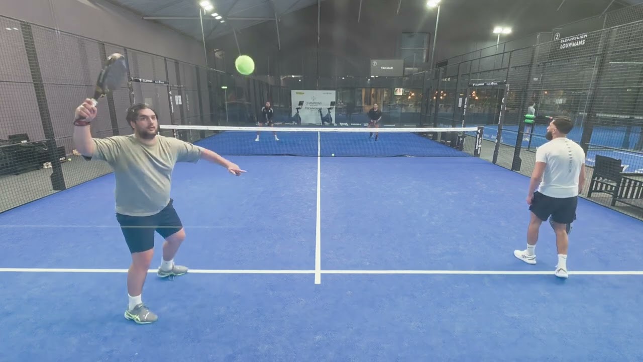 PADEL SET 2  ! Romano/Yannick VS Floris/Walid