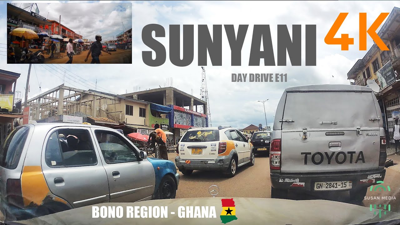 Sunyani Day Drive E11 Bono Region Ghana 4K