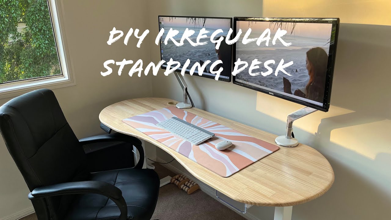 Building an Irregular Standing Desk DIY