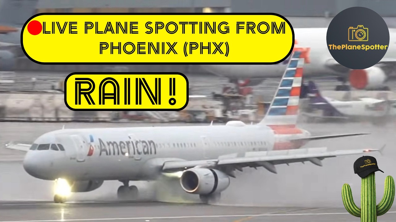 🔴 LIVE Plane Spotting MONSOON SEASON | Phoenix Sky Harbor International Airport (PHX) ✈️ | 7/17/26