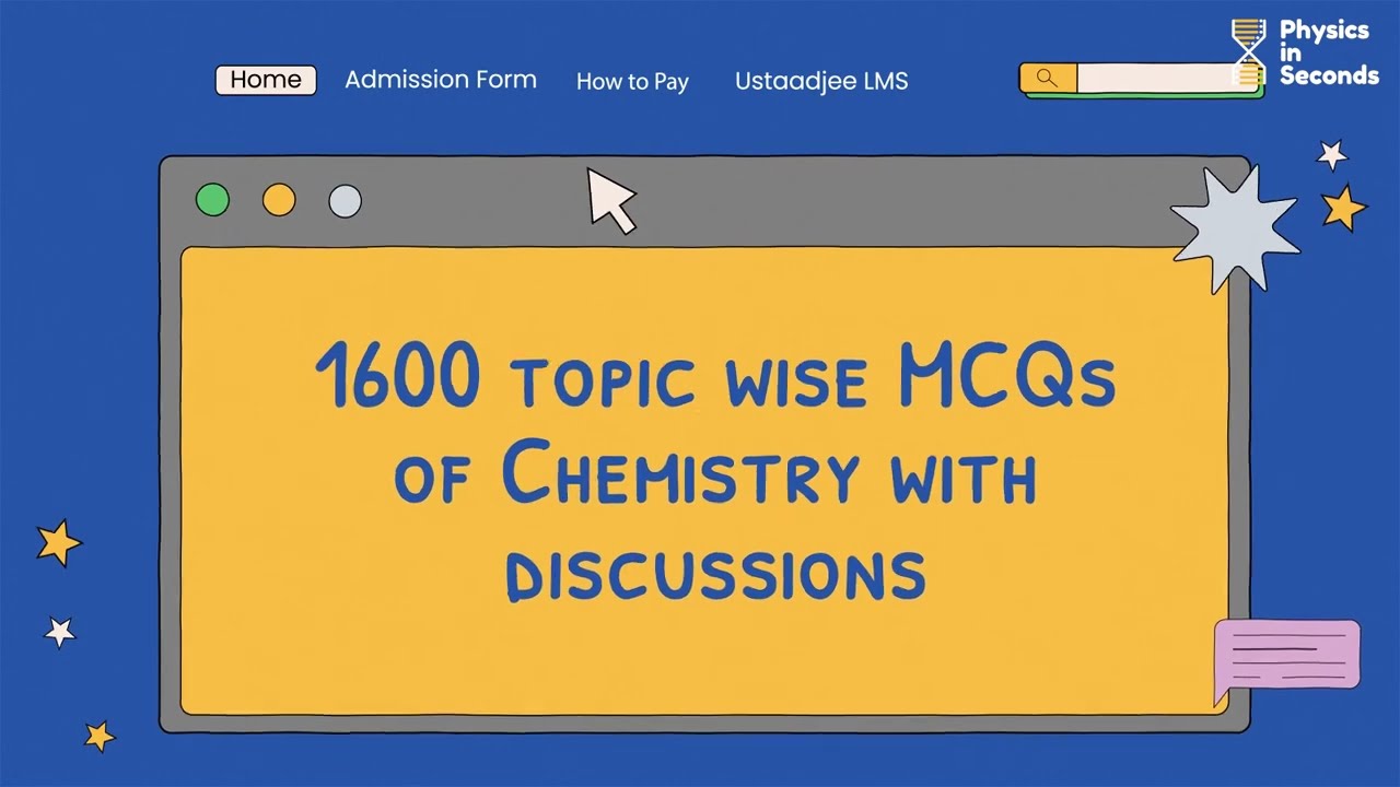 #mdcat2022 Chemistry - 1600 topic wise MCQs video lectures