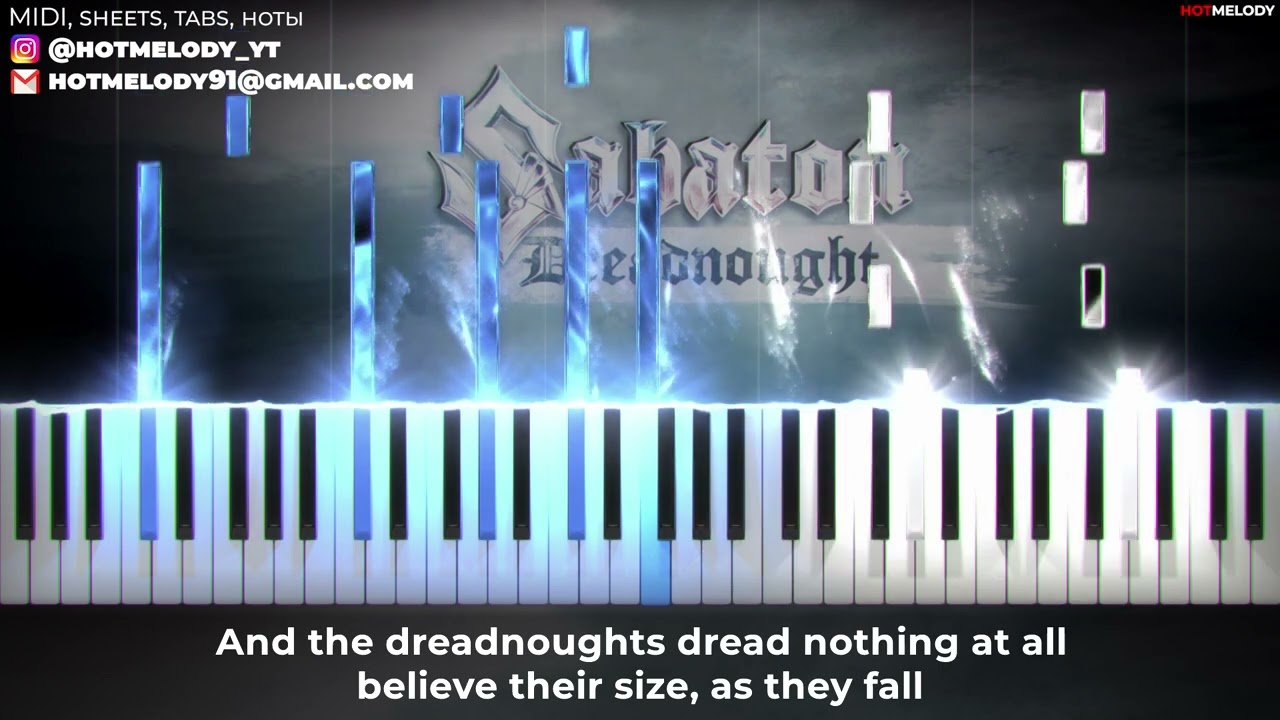 SABATON - Dreadnought piano instrumental cover