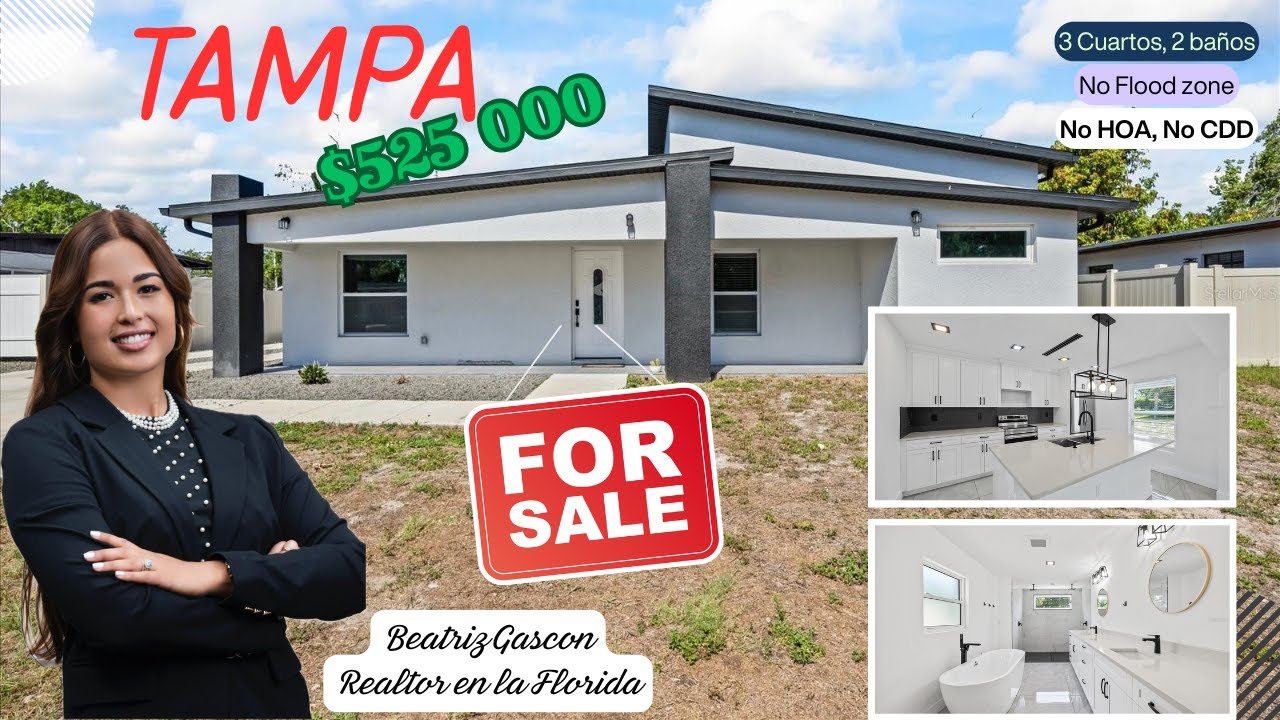 Casa en Tampa por Medio Millon de Dólares!