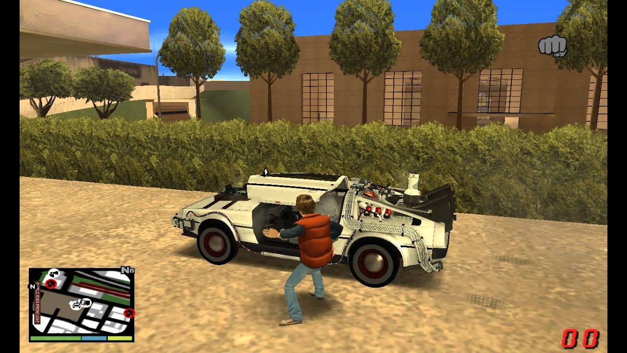 Gta SA BTTF Mod by Delorean88Mp UPDATE Gameplay