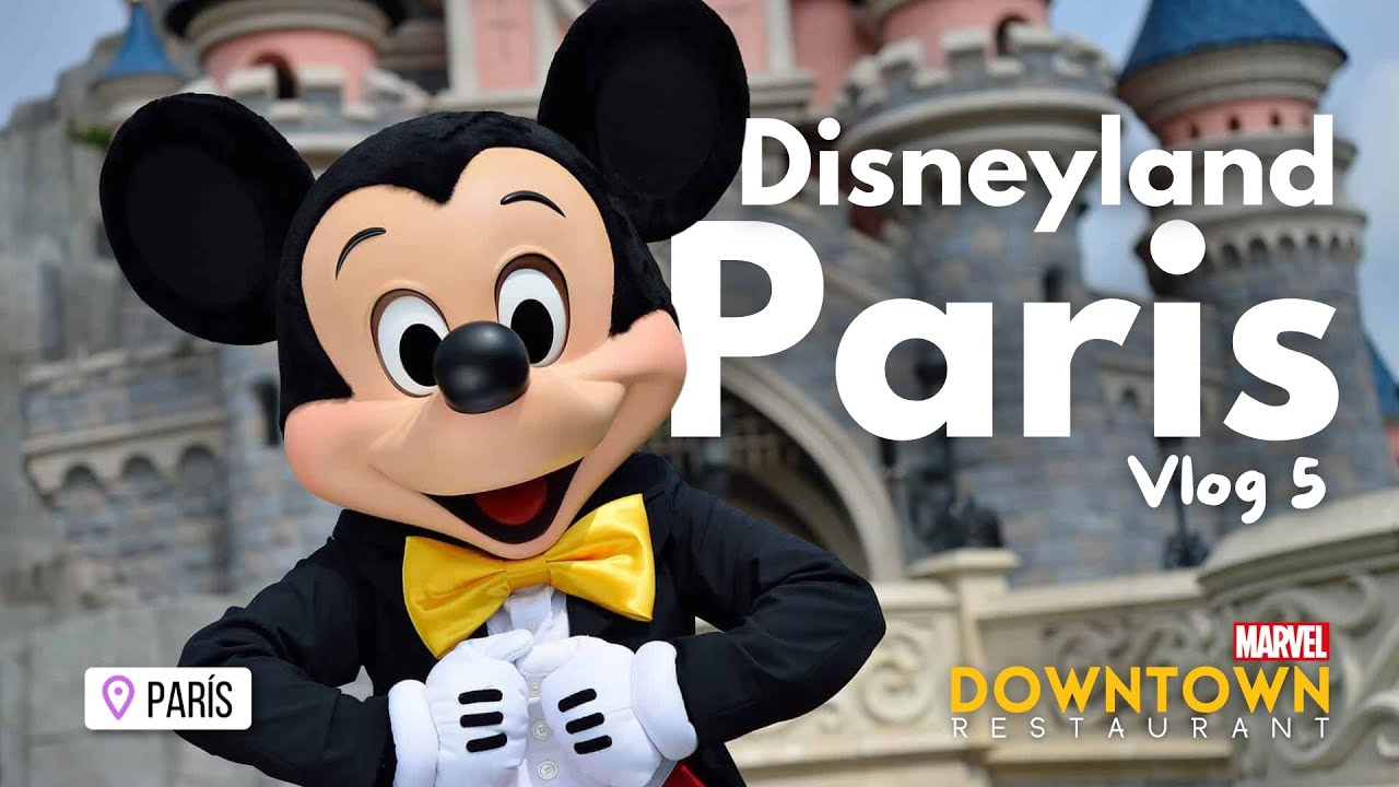 Último día en DISNEYLAND PARIS y cena en el DOWNTOWN 🍴 | Vlog 5