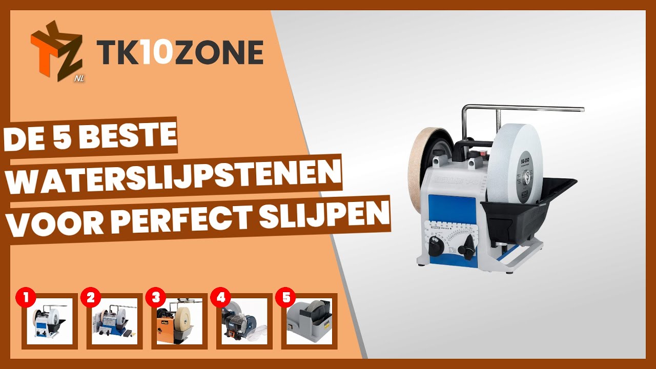 De 5 beste waterslijpstenen voor perfect slijpen
