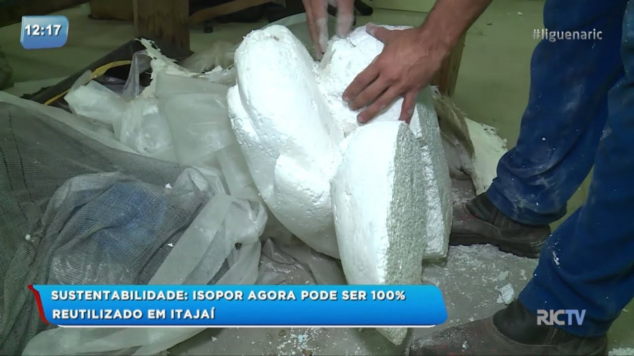 Sustentabilidade: Isopor pode ser 100% reutilizado em Itajaí