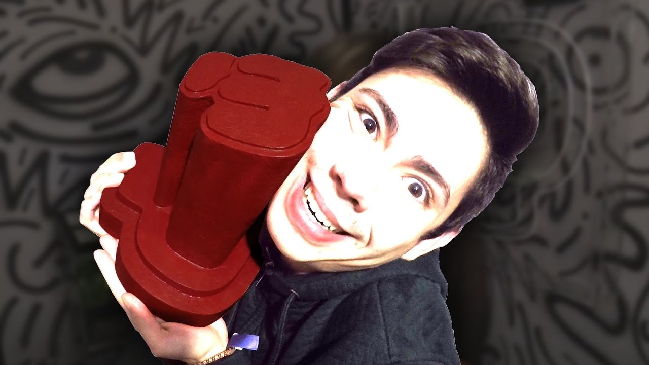 Como hacer el botón de RUBÍ de YouTube (Boton de 50 MILLONES)
