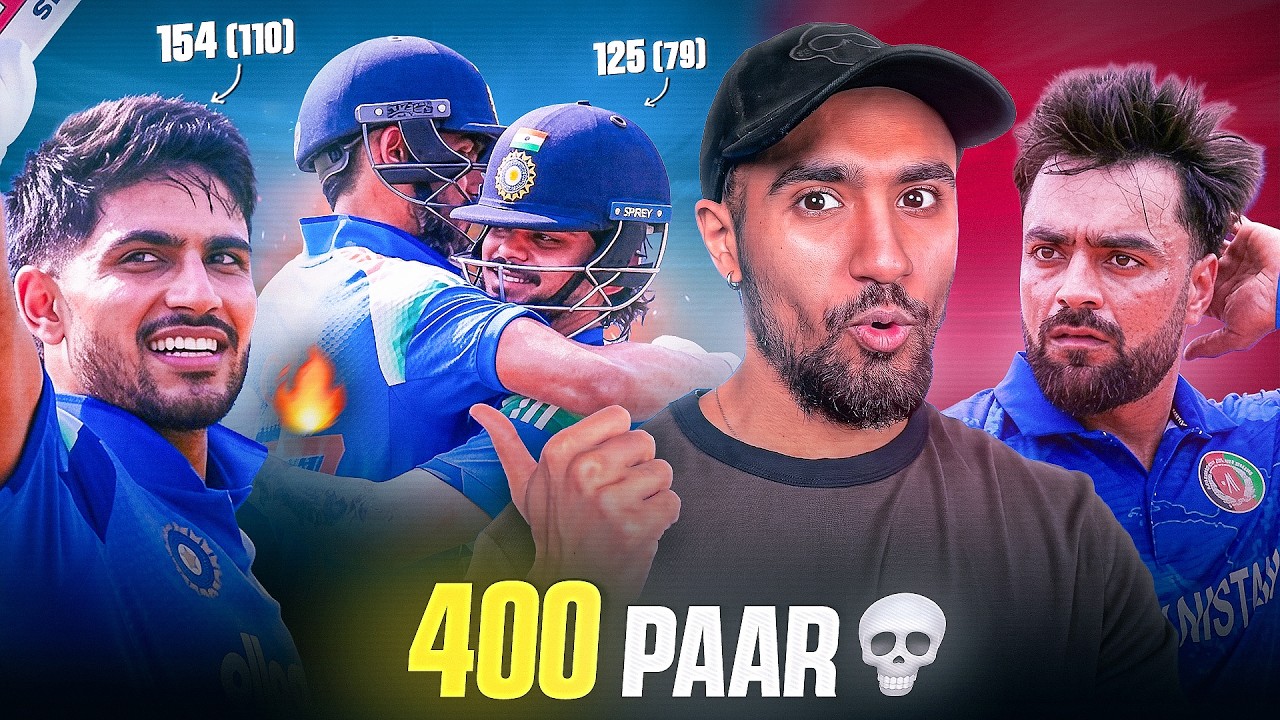 Shubman & Ishan  BULLY Afghanistan😭 400 Runs 💀 India Win Series 🔥 | IND vs AFG