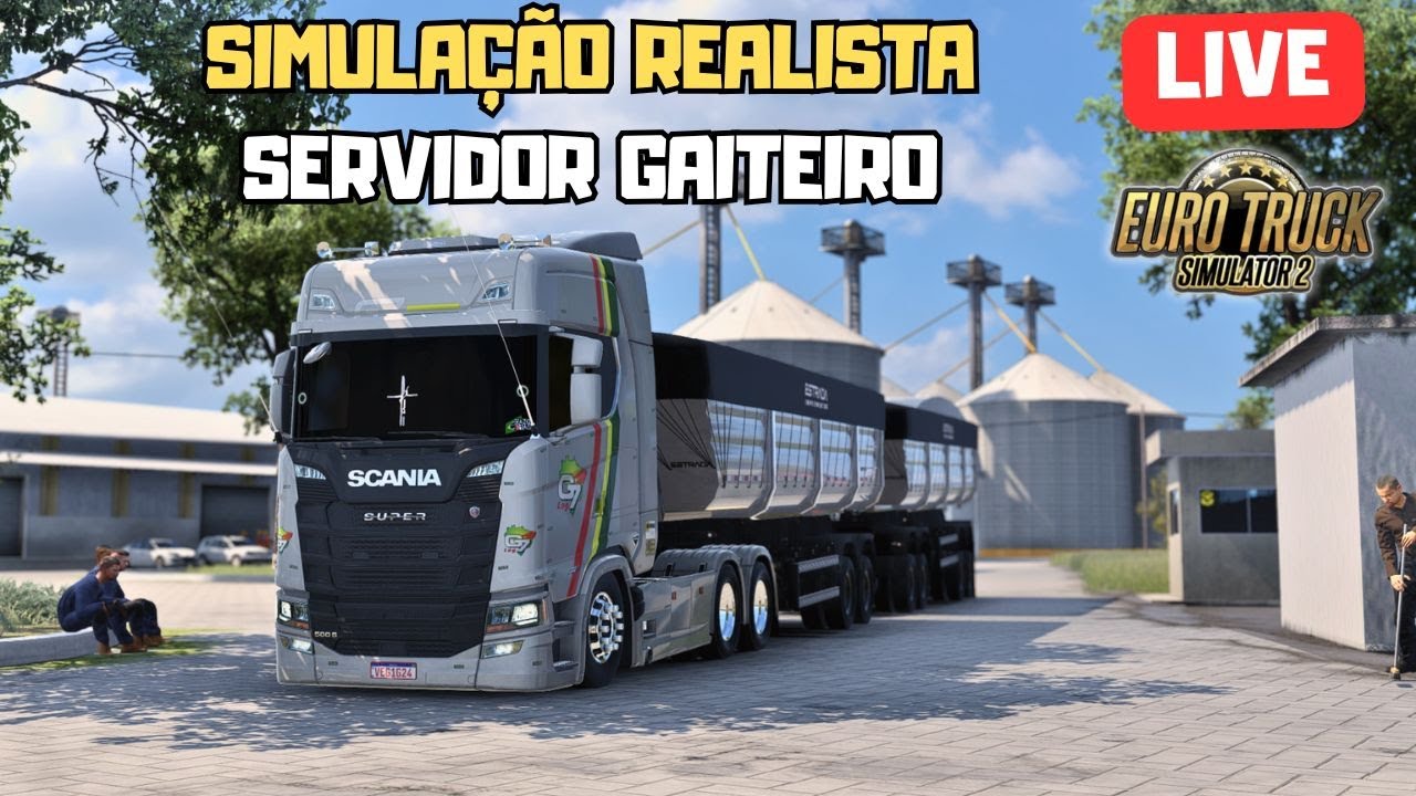 🇧🇷 ETS2 Brasil | Scania Super no Peso Máximo no Rodo Caçamba