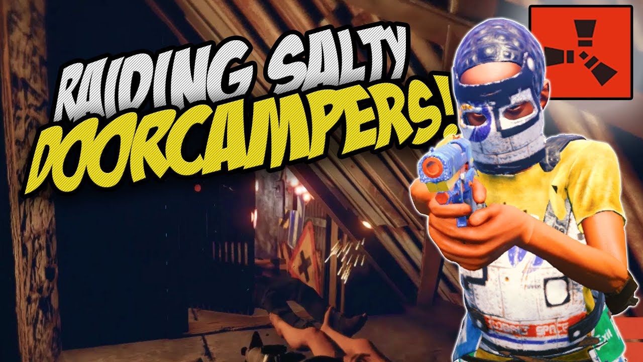 RAIDING ANNOYING DOORCAMPERS! - Rust Co-op Survival Gameplay