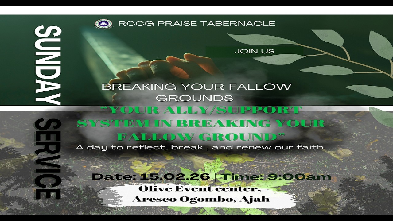 BREAKING UP YOUR FALLOW GROUNDS || OPEN-HEAVEN SERVICE ||15TH FEBRUARY 2026 WITH DCNS. TESSY ABELA