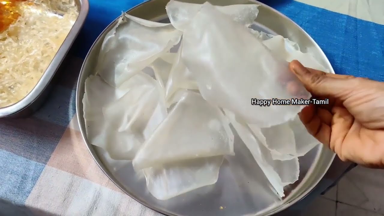 Elai Vadam Recipe | Thalir Vadam Recipe | இலை வடாம் செய்வது எப்படி?