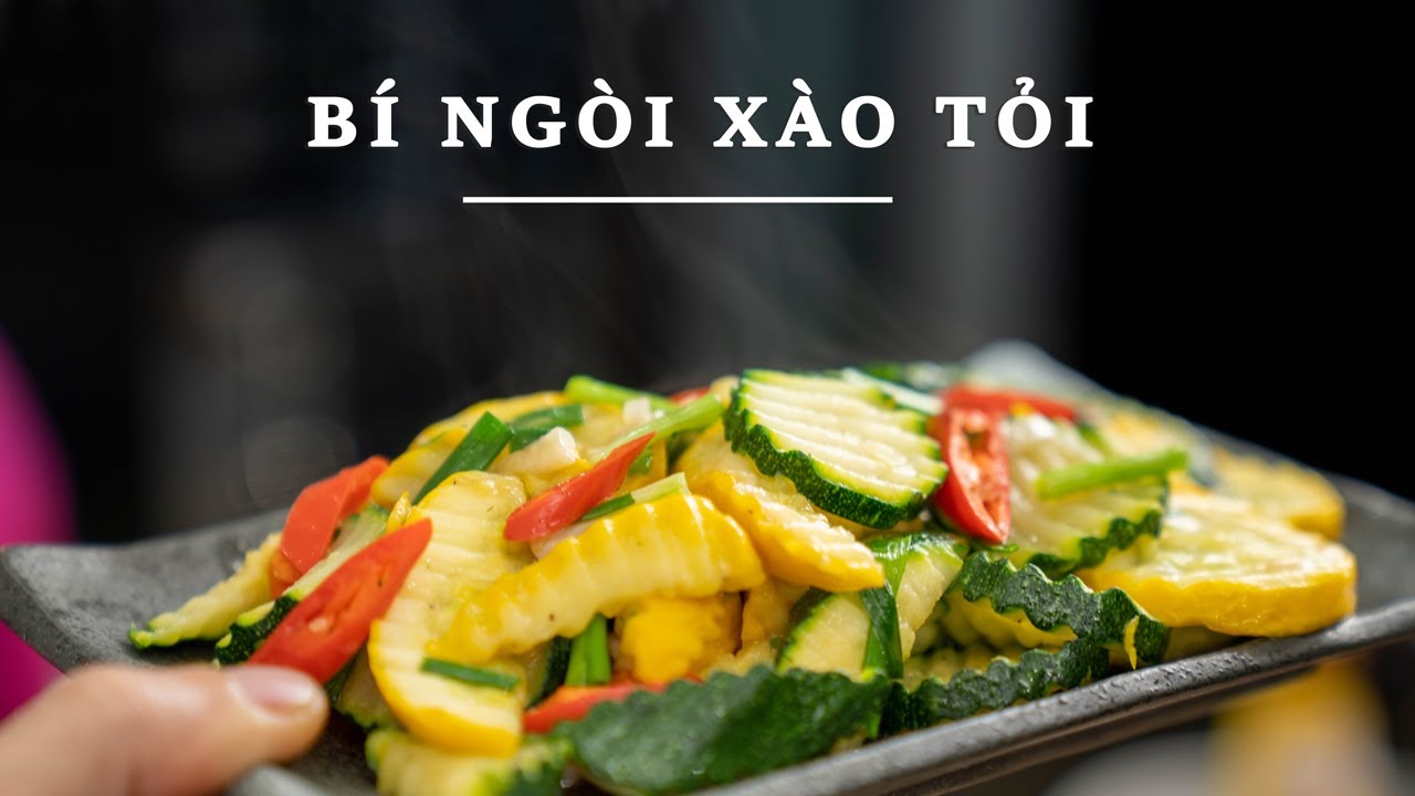 Cách làm bí ngòi xào tỏi đơn giản mà ngon | Cook béo