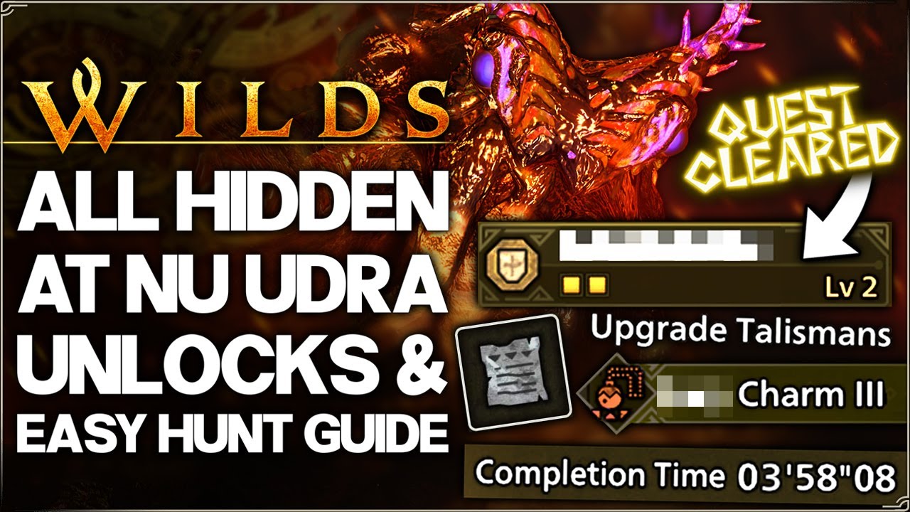 Monster Hunter Wilds - Arch Tempered Nu Udra Secret Armor Unlocks, New Attacks & Easy Hunt Guide!