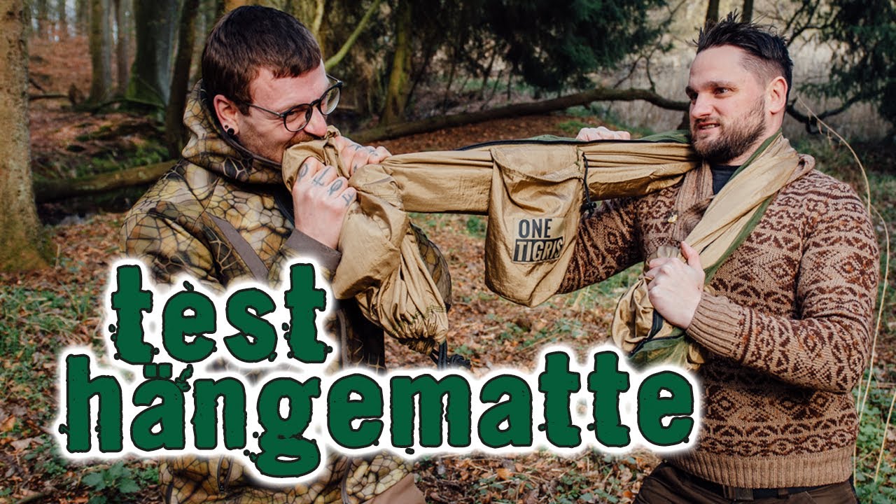 Aufbau Hängematte/Hammock - Survival Shelter / One Tigris / DD Hammocks