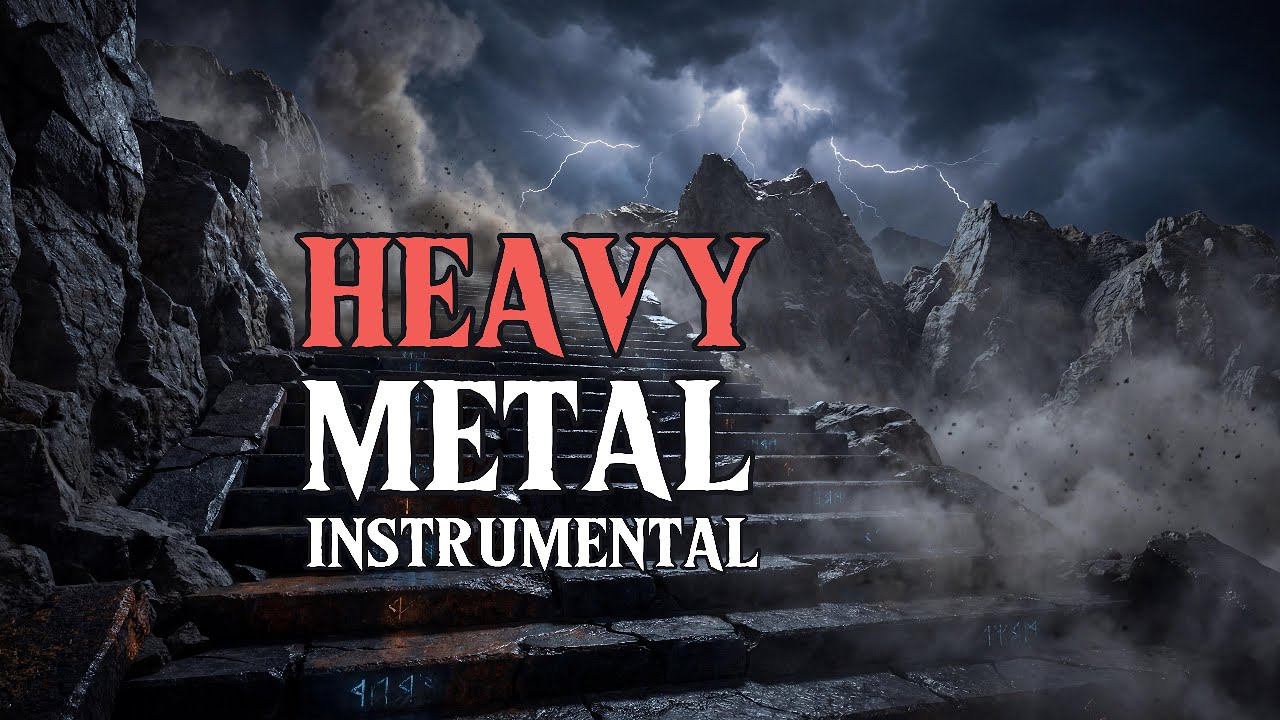 HEAVY METAL INSTRUMENTAL No.V 🎸🎵 STORMY STAIRS - MUSIC & ARTWORK, , for Work, Gaming, Study
