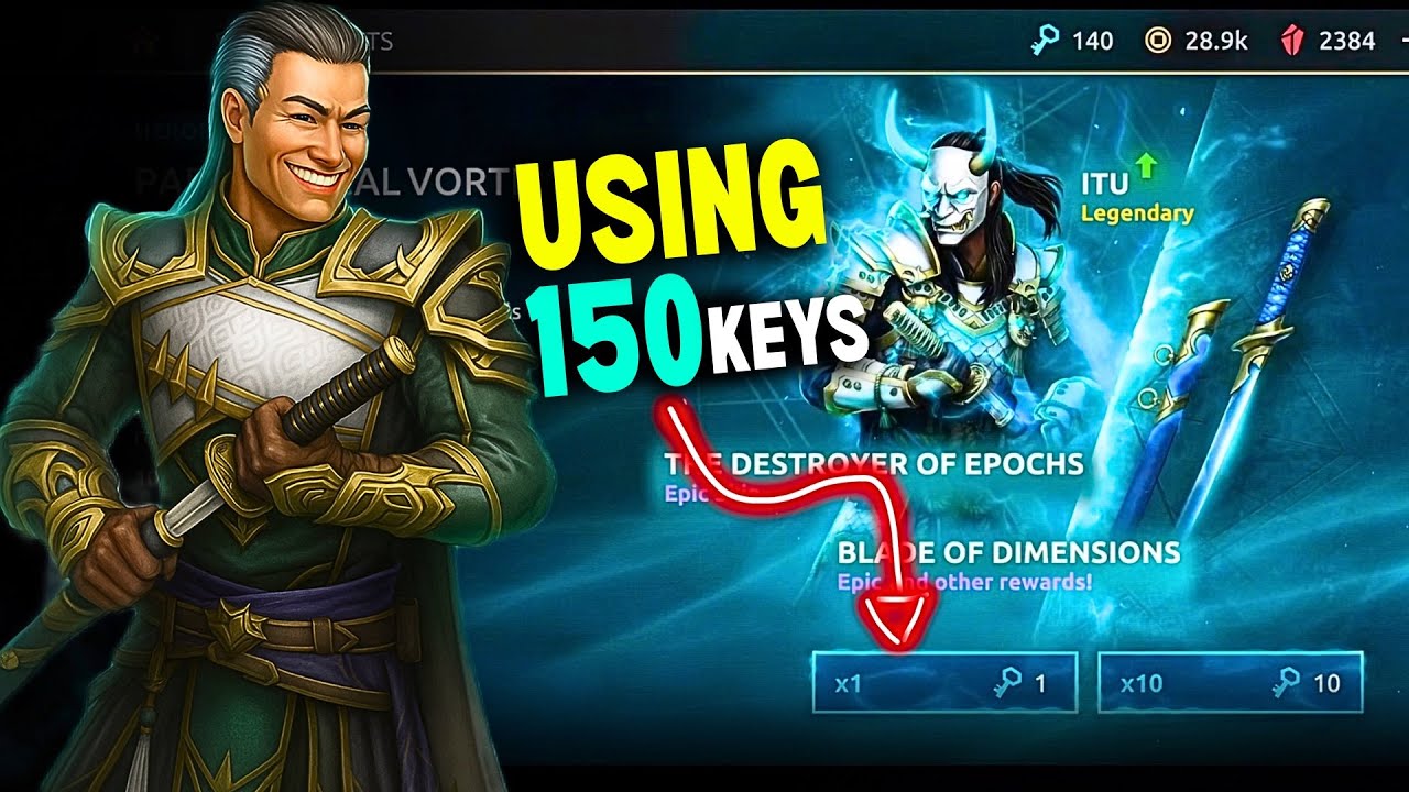 SPENDING 150 Rift Keys For unlocking all Itu talents 😏 | shadow fight 4 arena 