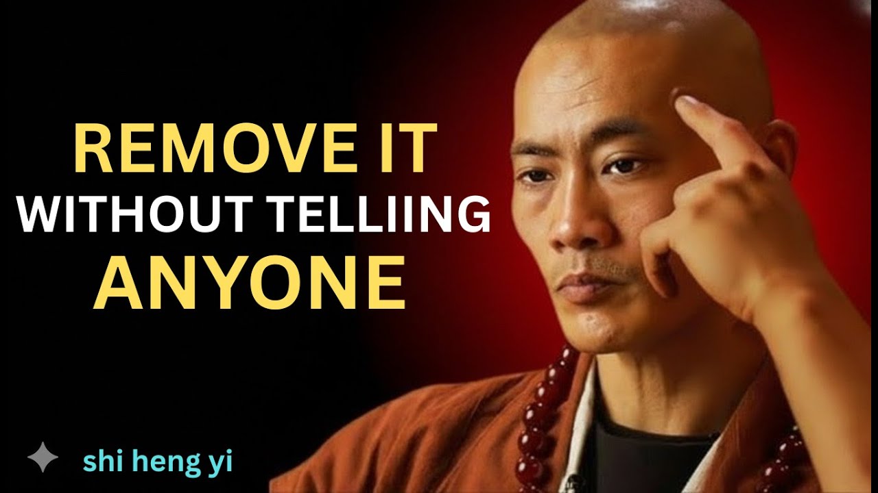 10 Things You Must Quietly Eliminate From Your Life | SHI HENG YI LIFE CHANGING MOTIVATIONAL SPEECH