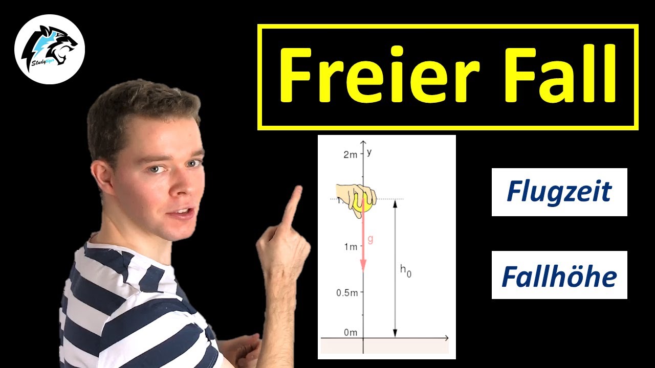 Der freie Fall (mit Erdbeschleunigung) | Physik Tutorial