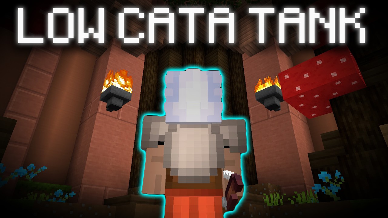 Как танковать М7 на 40 уровне Каты! (Hypixel Skyblock)