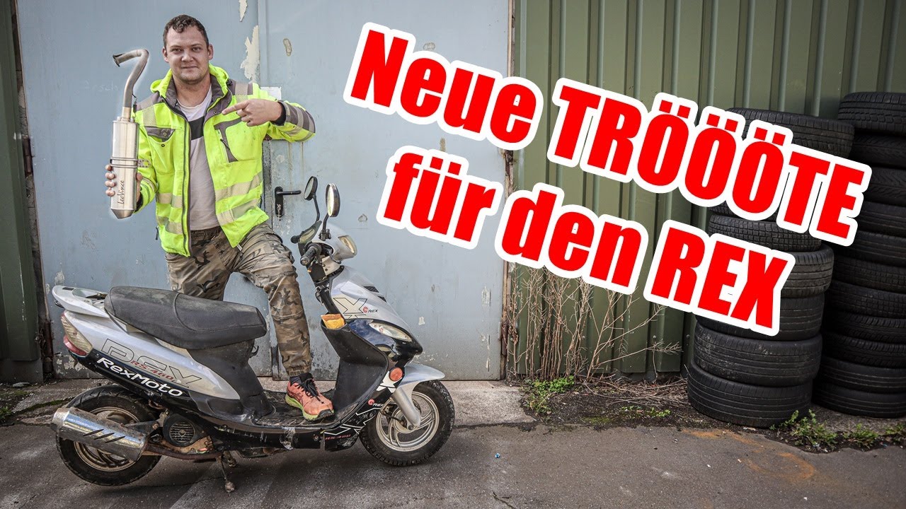 Rex Roller 80ccm UMBAU / Leo Vince Auspuff knallt ordentlich  / #6