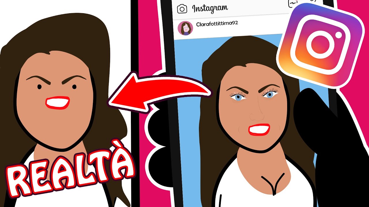 INSTAGRAM vs VITA REALE | Parodia CARTONE | Quando i social si intrecciano con la vita vera