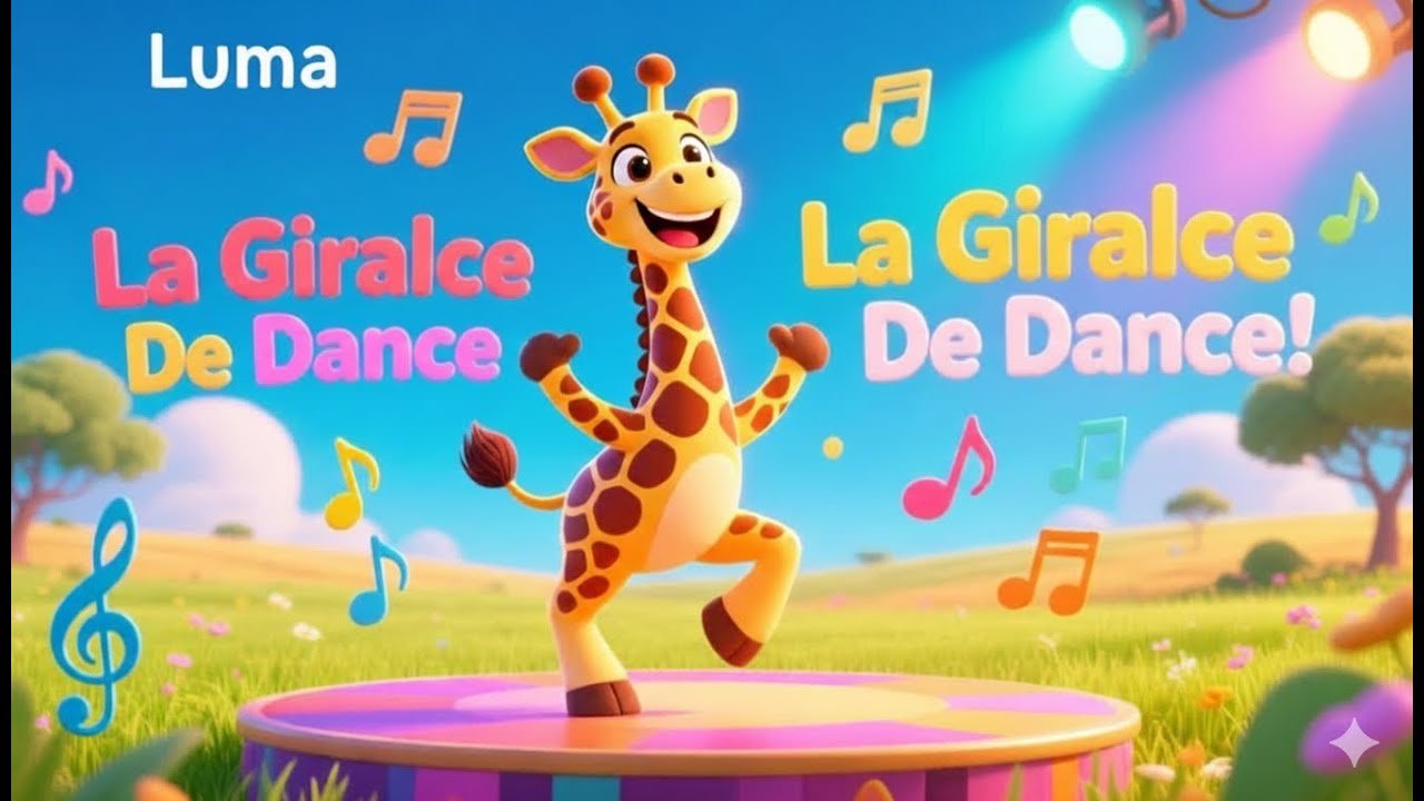 La Girafe Qui Danse | Chanson Pour Enfants