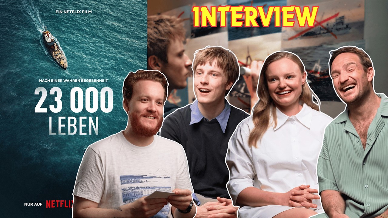 23,000 Lives Interview 🥹 | Louis Hofmann, Maria Dragus & Frederik Lau