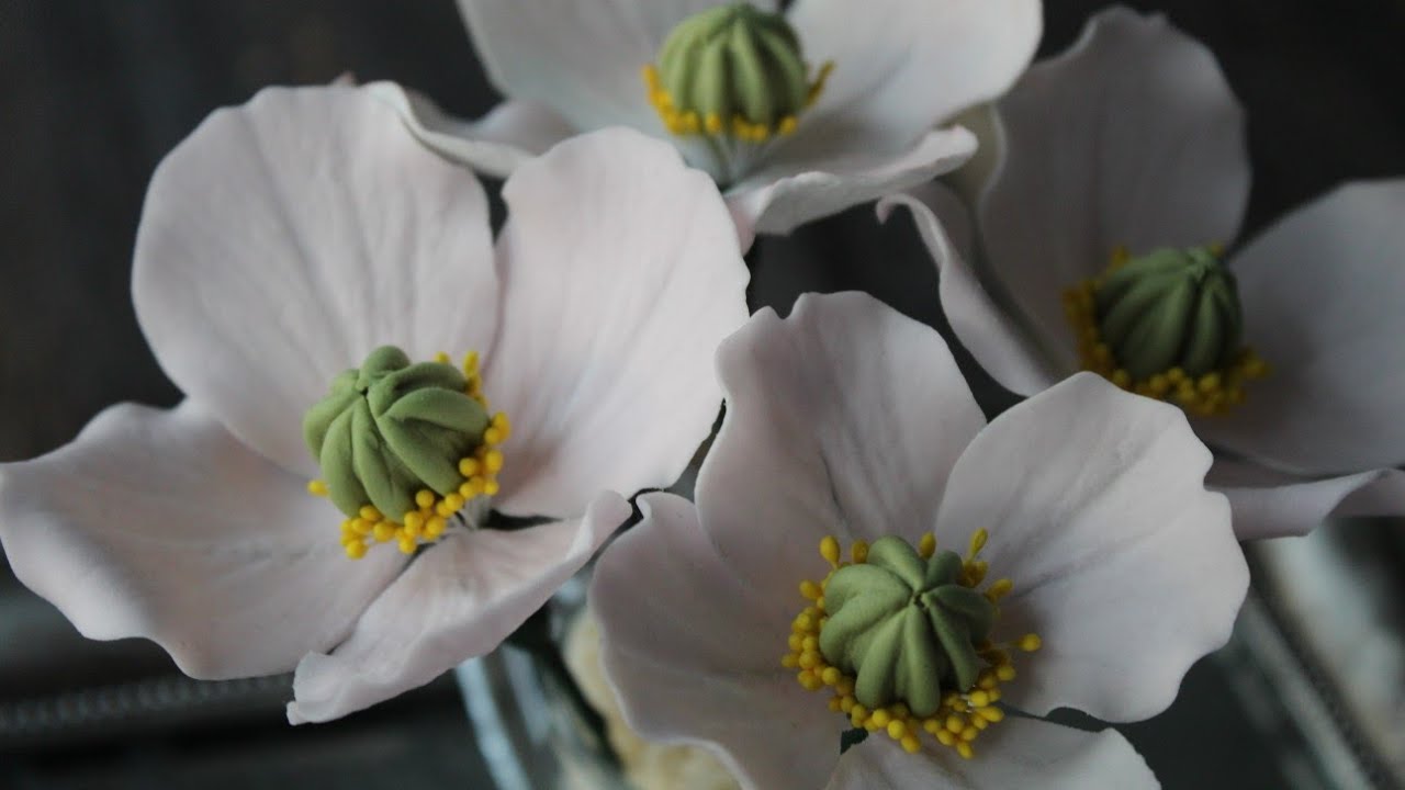The Easiest Clematis Sugar Flower | Cake Decorating Tutorial | Sugar Roses | Flowers 