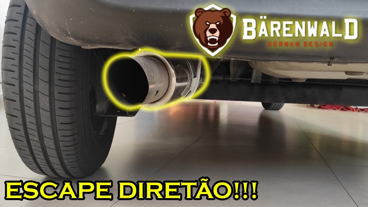 DEIXEI O CELTA SÓ O CANO: *ABAFADOR BARENWALD SEM INTERMEDIÁRIO*