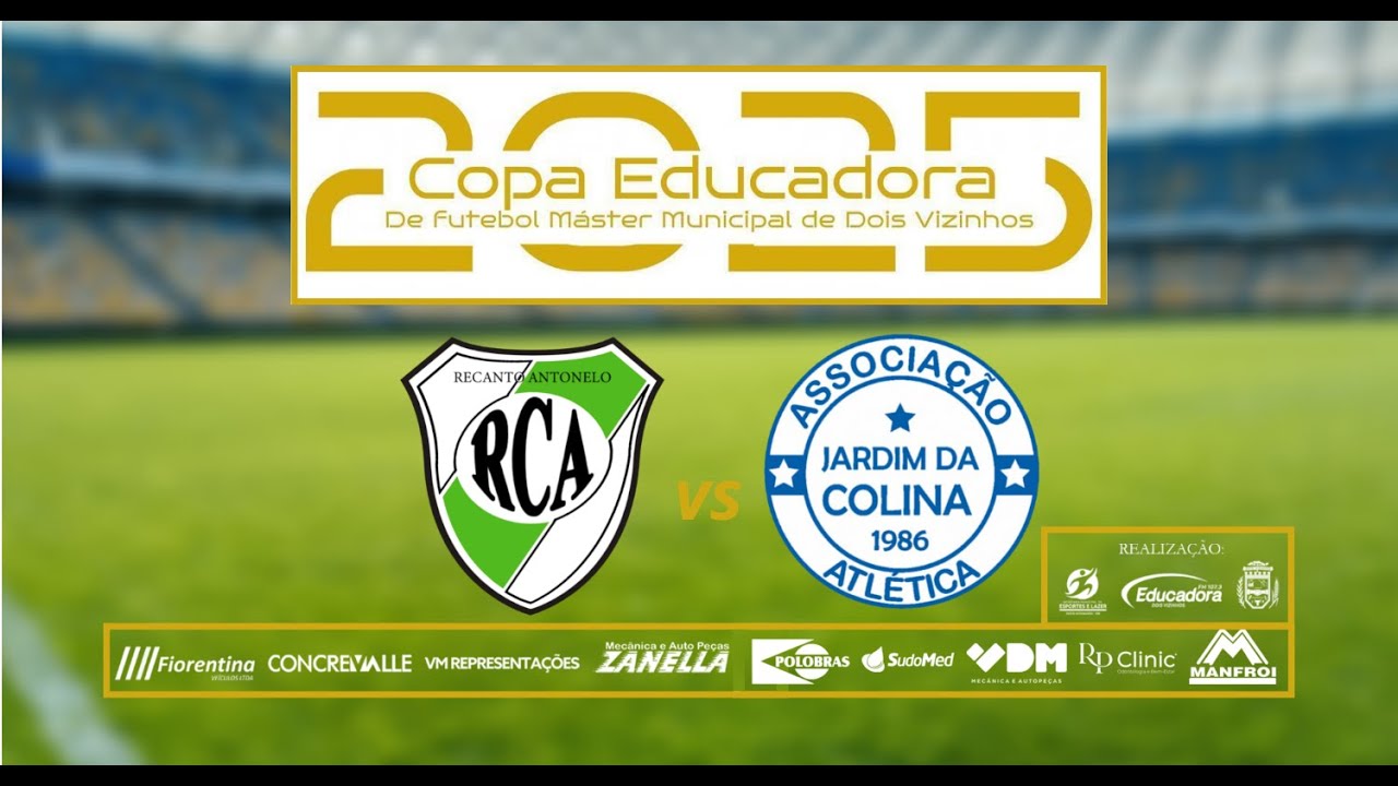 AO VIVO: RECANTO ANTONELO X JARDIM DA COLINA | FINAL | COPA EDUCADORA DE FUTEBOL MASTER
