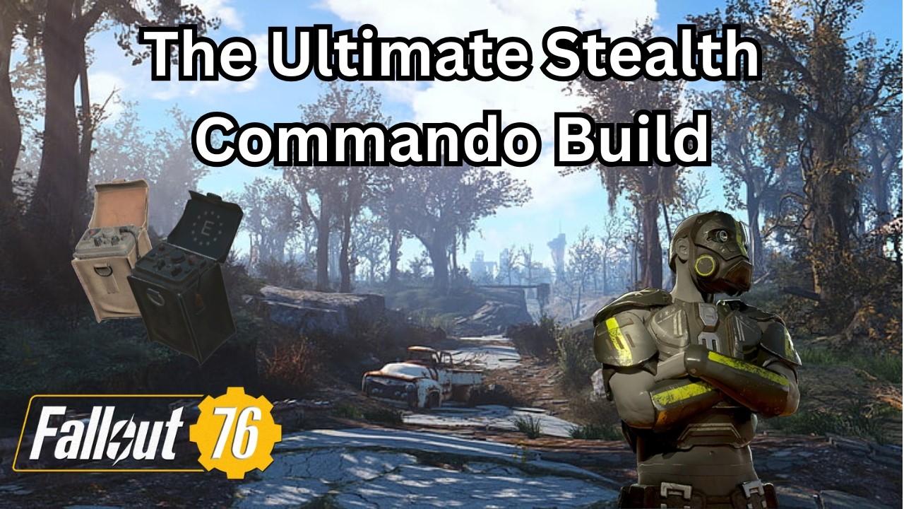 The Ultimate Stealth Commando Build (Insane DPS) Inside of Fallout 76