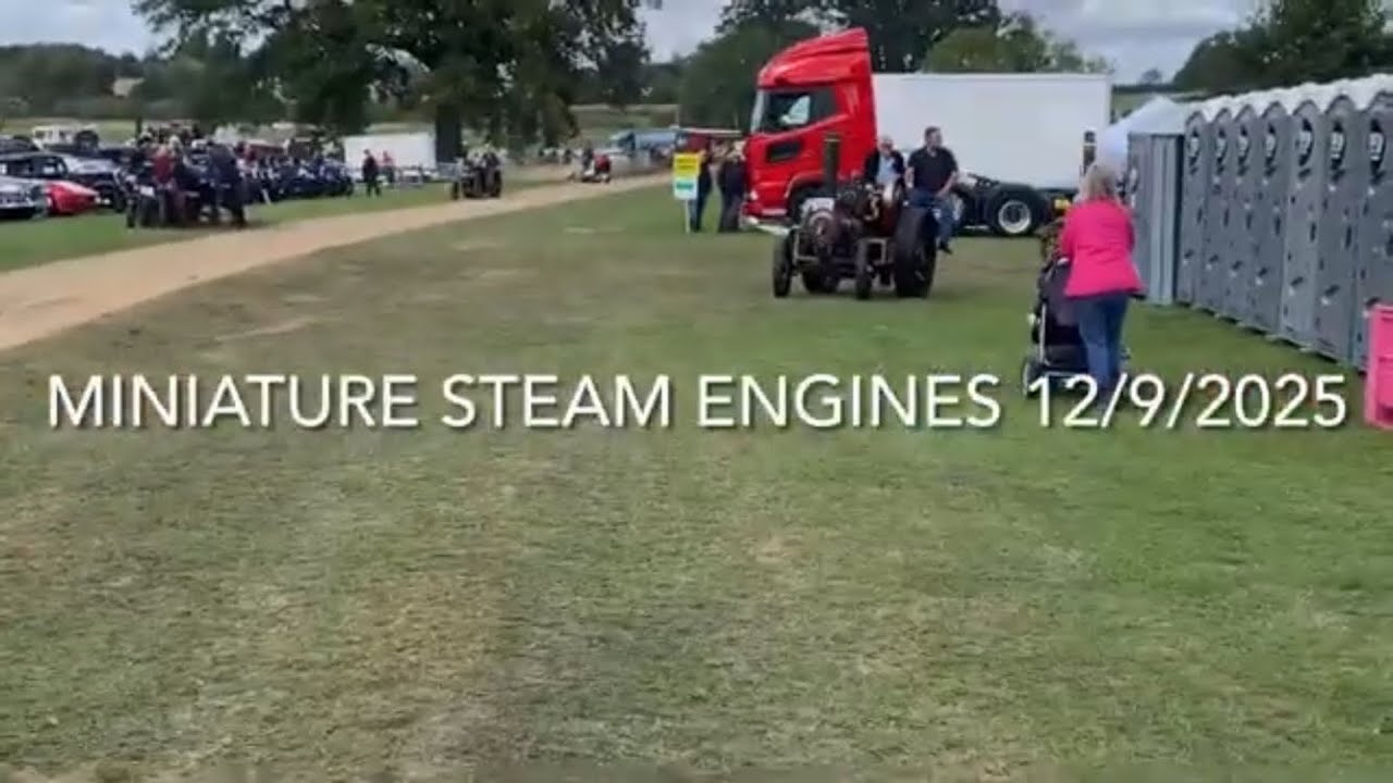 Miniature steam engines @ Bedfordshire steam rally 12/9/2025