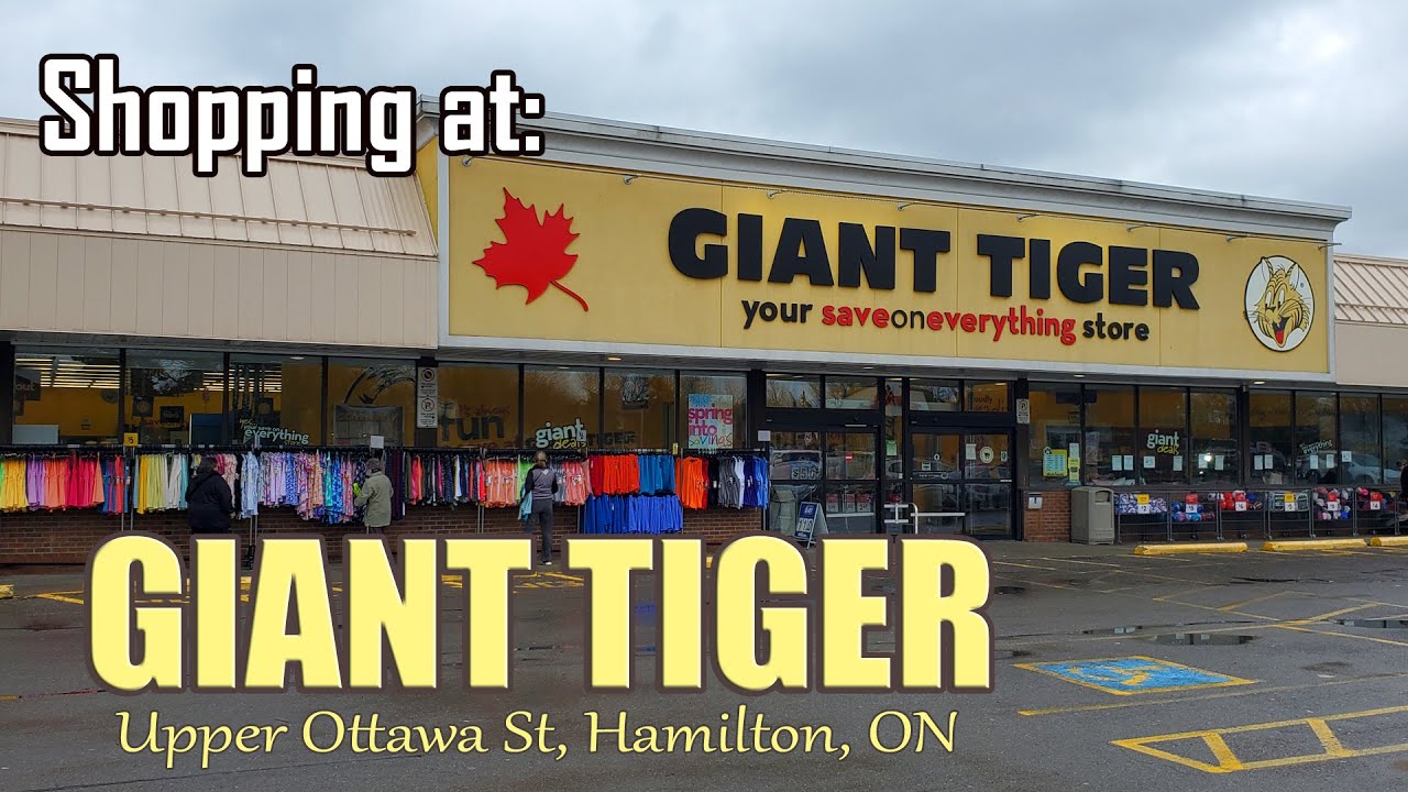 Shopping at Giant Tiger - Upper Ottawa St, Hamilton, ON