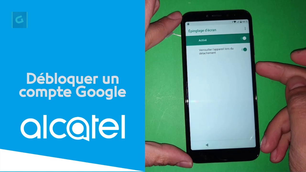 Unlock FRP / DEBLOQUER UN COMPTE GOOGLE ALCATEL SANS PC