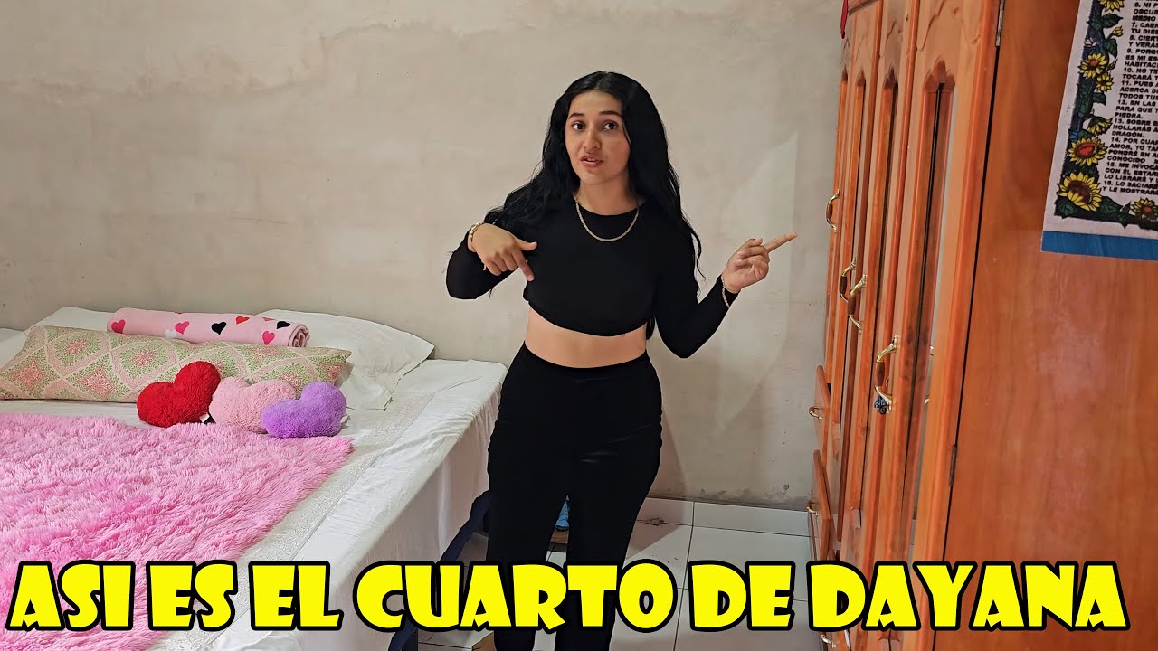 Así de grande es el cuarto de Dayana , un tours por su casa.