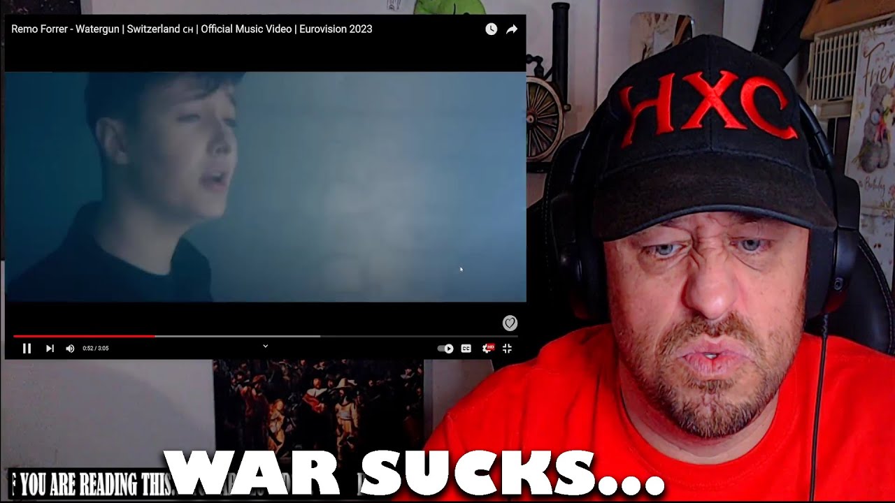 Remo Forrer - Watergun | Switzerland 🇨🇭 | Official Music Video | Eurovision 2023 REACTION!
