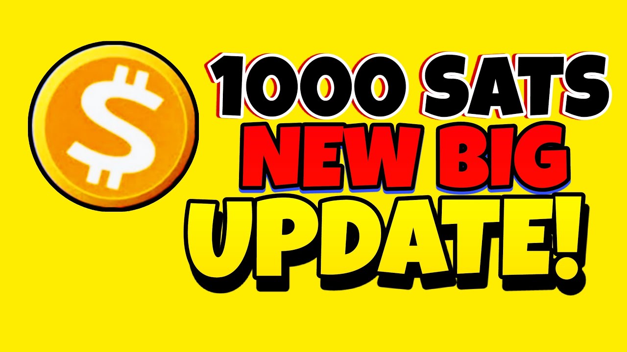 НОВОЕ ОБНОВЛЕНИЕ 1000 SATS COIN 🔥 | СЛЕДУЮЩАЯ ЦЕЛЬ SATS COIN 🎯? 1000 SATS CRYPTO